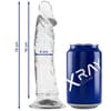  . Dildo Transparente 19 cm 1 . 