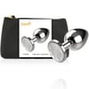  . Plug anal L Cristal Plateado 4 cm 0 . 