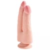  . Dildo Doble Triple Densidad 24 cm Natural 1 . 