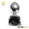  . Plug de Metal con Rosa Negra en la Base Talla M 0 . 