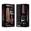  . Funda de pene con strap 13 cm marrón 0 . 