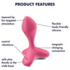  . Plug Vibrador Game Changer Rosa 0 . 