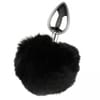  . Plug anal metal con cola L 2.8 cm 0 . 