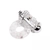  . Anillo Vibrador para el Pene  Bull Ring Transparente 2 . 