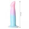  . Dildo con Vibración Degradado 17 cm 0 . 