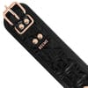  . Collar negro cuero vegano 0 . 