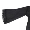  . Bata Semitransparente Encaje Negro Talla S/M 0 . 