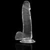  . Dildo 006 Transparente 20 cm 1 . 