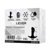  . Lever Plug Anal con Vibración USB Silicona 0 . 