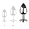  . Plug anal L Cristal Plateado 4 cm 0 . 