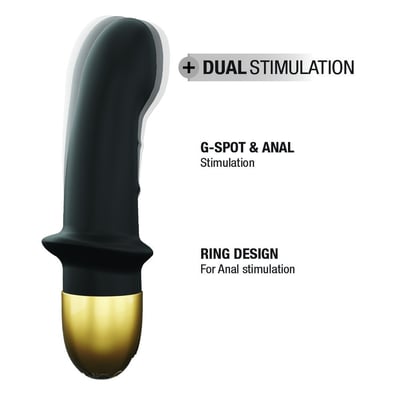 Marc Dorcel Mini vibrador con base más ancha para que haga de tope, recomendado para uso anal especialmente. Mini Lover