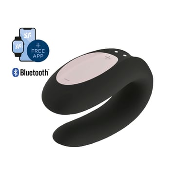 Satisfyer Double Joy Oro Negro 0