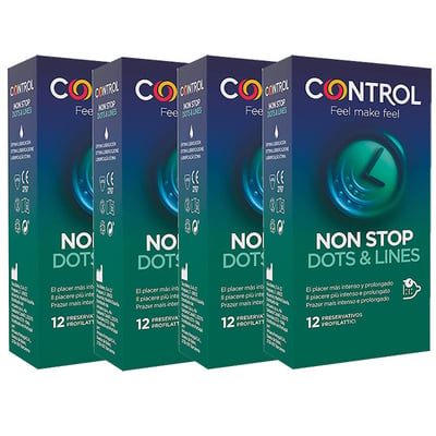 Control Preservativos Non Stop Dots & Lines 48 0