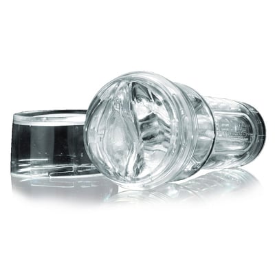 Fleshlight Masturbador realista transparente. Con sensación de frescor, para estimular aún más tus masturbaciones. Ice Lady Crystal