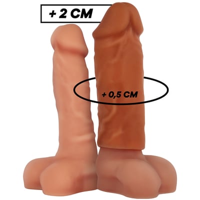 Funda extensora 10 cm marrón 1