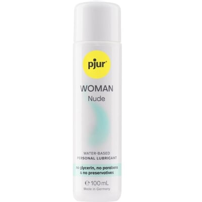 Pjur Lubricante de base de agua neutro. Ideal si quieres maximizar las sensaciones en la chica e intensificar los orgasmos Woman Nude 100 ml