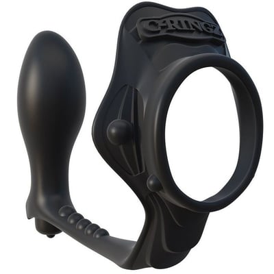 Pipedream Fantasy c-ringz rock hard ass-gasm de Pipedream, marca premium C-ringz rock hard anillo potenciador con plug anal
