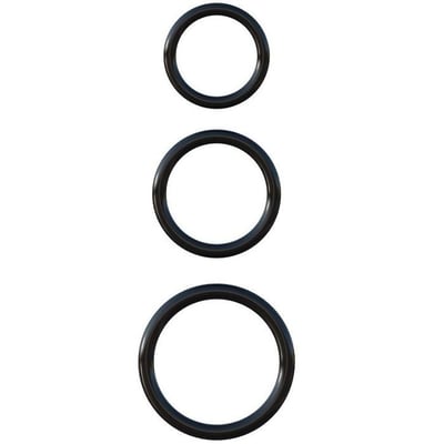 Pipedream Fantasy c-ringz silicone 3 ring stamina set de Pipedream, marca premium C-ringz set anillas silicona stamina