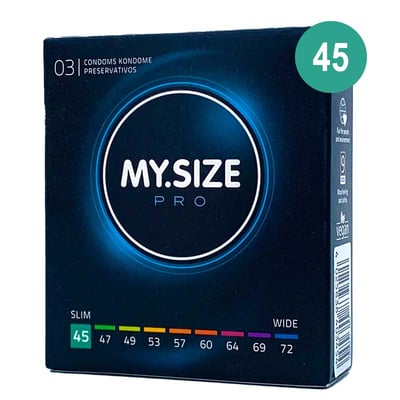 MySize Pro Talla 45 caja 3 Uds 0