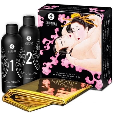 Shunga Shunga Gel Masaje Vino Espumante, disfruta de un masaje erótico de sabores sumamente sensual Gel Masaje Vino Espumante