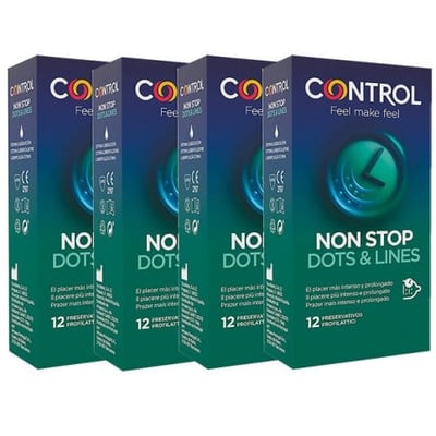 Control Preservativos Non Stop Dots & Lines 48 0