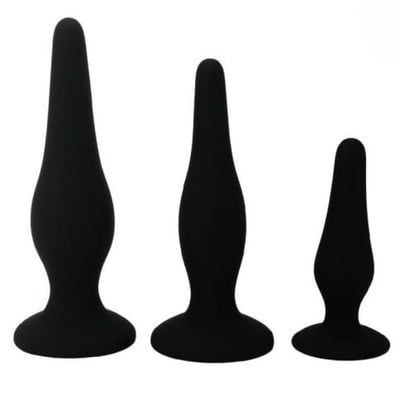 Son 3 plugs de silicona de alta calidad con las medidas perfectas para iniciarse