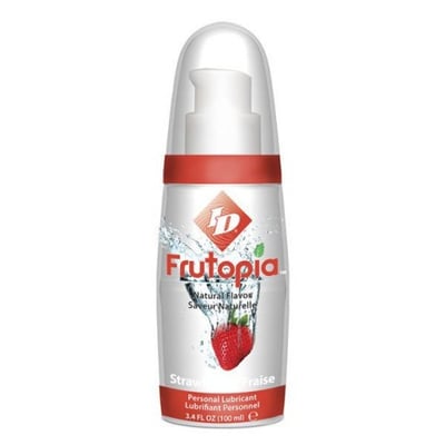 Lubricante de sabor a fresa, deja un sabor dulce y no empalagoso.