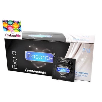 Pasante El preservativo más resistente y seguro de la gama sin perder sensibilidad. Con extra de lubricante, recomendado sexo anal. Extra Seguros 144 uds