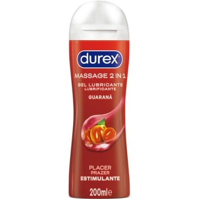 Durex Lubricante/Masaje 2 en 1 de Durex. Masajea a tu pareja sin dejar manchas ni rastro y luego utilízalo como lubricante. 2en1 Stimulating 200ml
