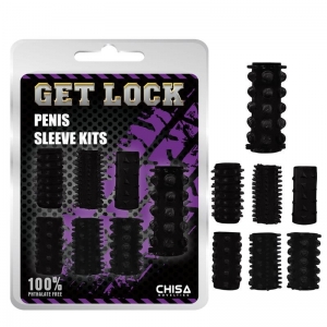 Kit de Fundas para el Pene Negro 0