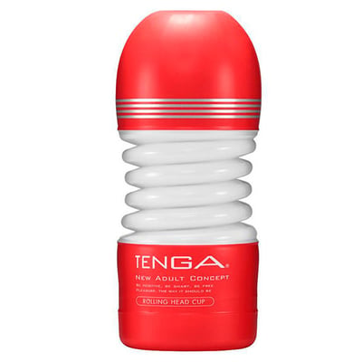 Tenga Una flexible estructura de fuelle permite gran variedad de estimulos en el pene Rolling Head CUP