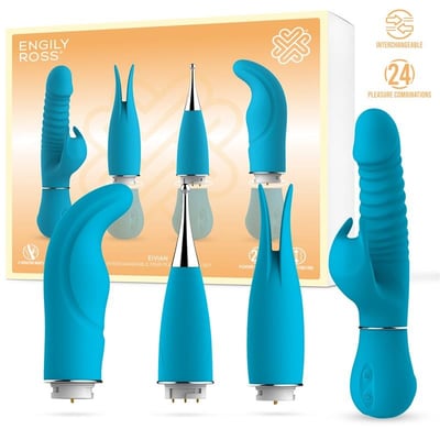 Eivian: El Set Multifuncional de Placer con 4 Accesorios Intercambiables 0