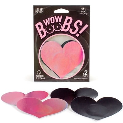 Wow Boobs Cubre pezones Corazón 0