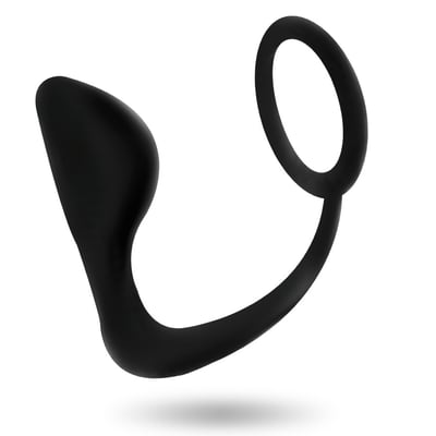 Plug anal con anillo pene 0
