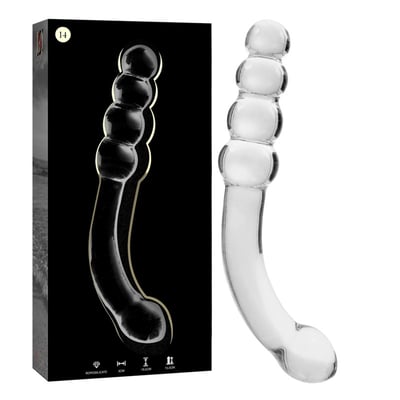 Nebula Dildo Cristal Modelo 14 Transparente 1