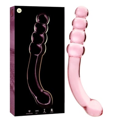 Nebula Dildo Cristal Modelo 14 Rosa 1