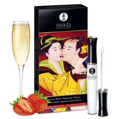 Shunga Efecto frío-calor está diseñado para sensibilizar y excitar. Indicado para el placer oral, siente el efecto en los labios. Brillo Labial Divino Placer Oral