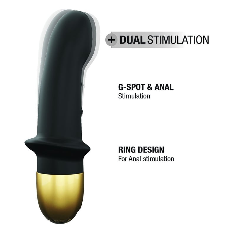 Marc Dorcel Mini vibrador con base más ancha para que haga de tope, recomendado para uso anal especialmente. Mini Lover