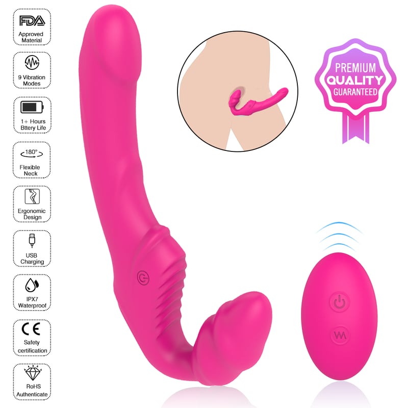 Arnés Vibrador Unleashed Purple 0