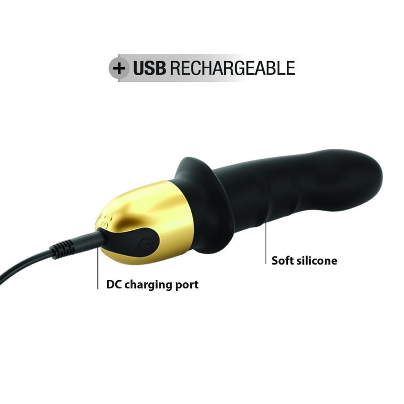 Marc Dorcel Mini vibrador con base más ancha para que haga de tope, recomendado para uso anal especialmente. Mini Lover