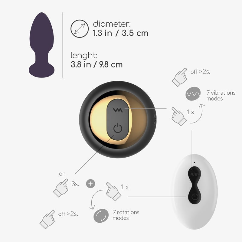 Plug vibrador Giro 0