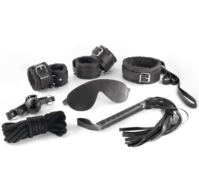 Kit 7 Piezas Bdsm Mai 75 Negro 0