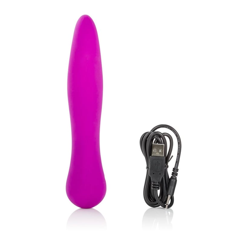 California Exotic Poderoso vibrador estilo Rabbit de la línea de Vanity. Potente vibrador para estimulación del punto G, las paredes vaginales y una graciosa lengua que estimula el clítoris.<br/><br/> La carga está completa en 3 horas. Co