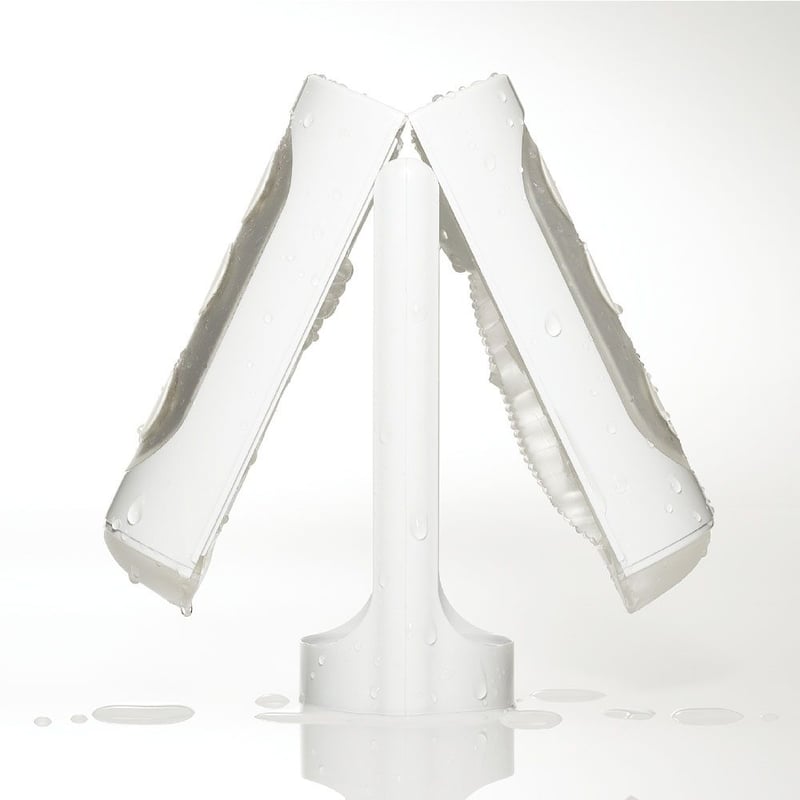 Tenga Masturbador masculino tiene un interior más apretado ofrece una mayor sensación de rebote en su interior ofrece estimulación más firme y suave Flip Hole White