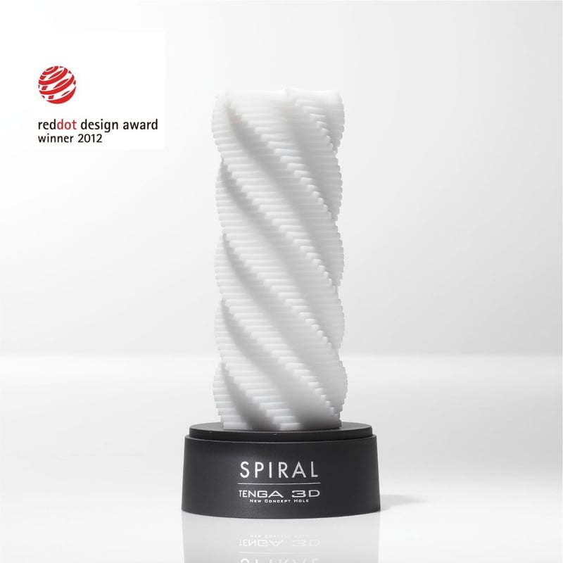 Tenga Diseño en espiral con una textura original, diseño ganador del premio reddot 3D Spiral