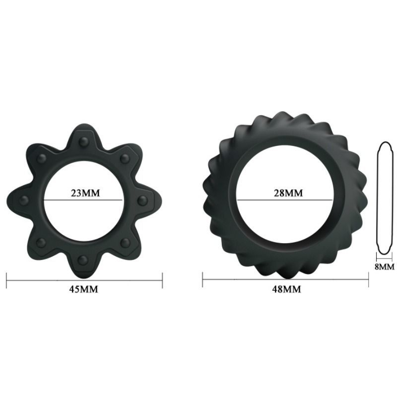 269 Kit 2 anillos ring flowering 1