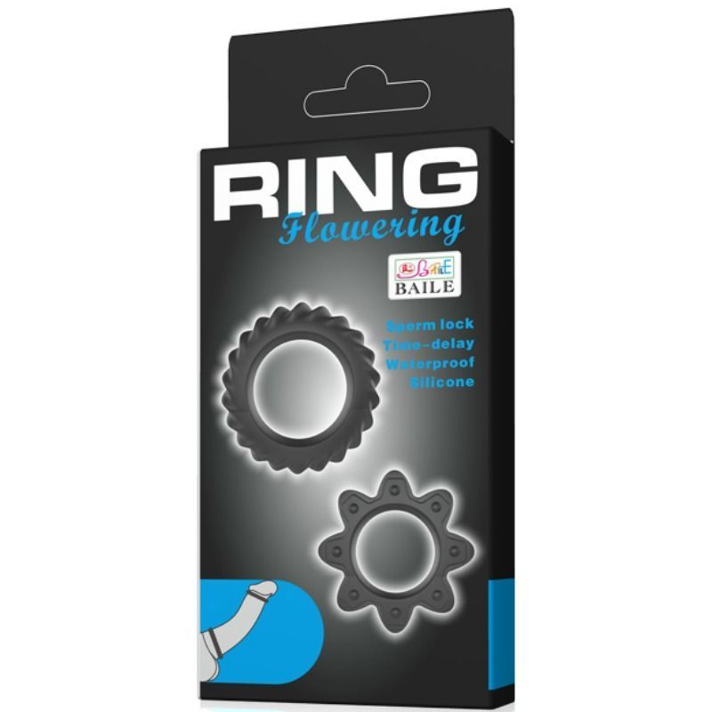 269 Kit 2 anillos ring flowering 1