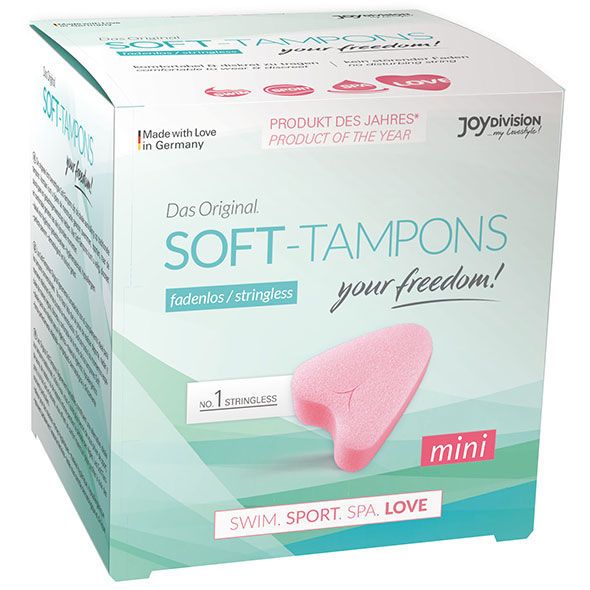 32 Tampones mini love / 3uds 1