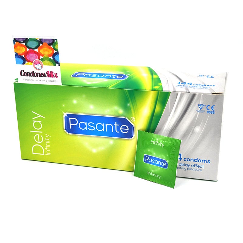Pasante OFERTA POR CADUCIDAD CORTA! 07- 2017 Preservativo retardante con lidocaína de Pasante, marca premium. Forma Recta, para que se ajuste mejor a ti. Retardantes 144 uds