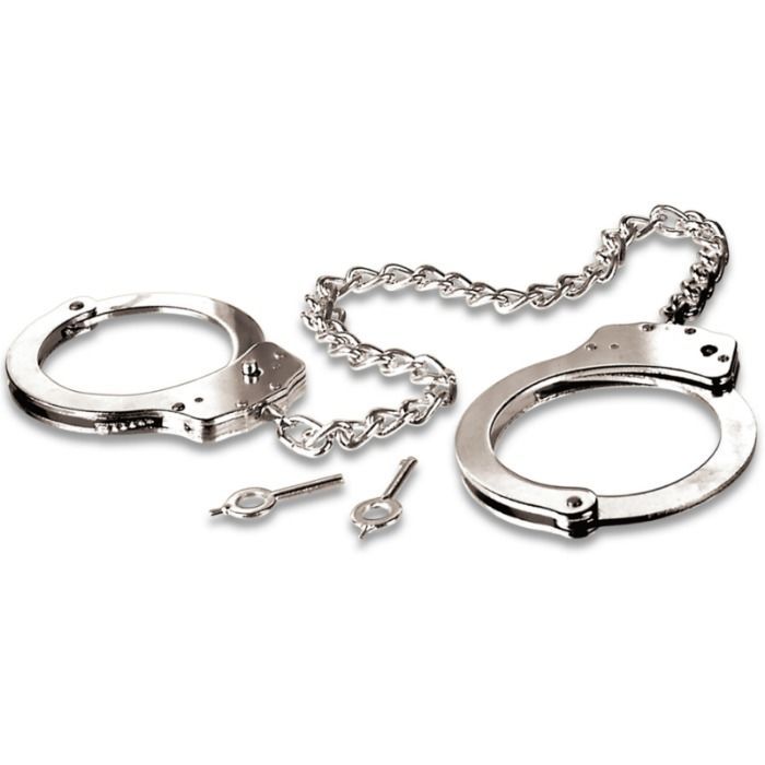 Hecho de acero de alta calidad, estas esposas son el accesorio perfecto para restringir y divertirte haciendo juegos bondage